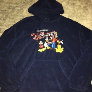 Vintage Disney Embroidered hoodie sweatshirt XL